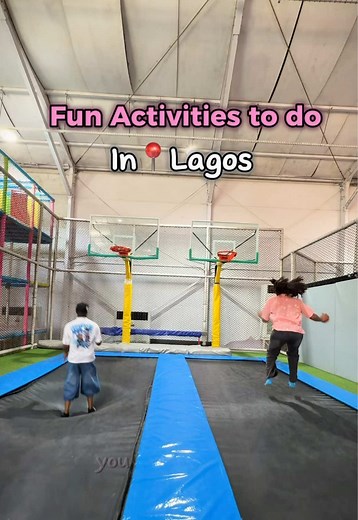 FUN ACTIVITY TO TRY LAGOS For the adults and kids, a visit to 📍UPBEAT RECREATIONAL CENTRE LEKKI PHASE 1 Admiralty Way. is a fun activity to try. It's a trampoline park with fun games, VR and a playground for kids. I tested out how to have fun on a budget with Lagos on a budget Lagos living challenge🔥 Budget from N10,000 per person N10,000 for the trampoline Jump(1hr) N2,500 for the grip socks (the socks is required) N3,500 Vr game for 5mins N4,000 for car racing. Been here already? Tell me abo