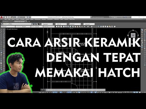 AutoCad Tutorial - How to Shade Ceramic Floors Correctly and Precisely Using Hatch