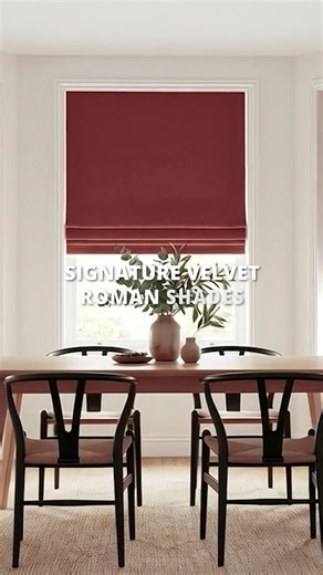There’s something truly transformative about our Signature Velvet Roman Shades — they add rich texture and luxury to any window. Available in a spectrum of colors from elegant neutrals to bold jewel tones, these shades elevate your interior design while letting you customize for light control and privacy. Whether you’re updating a living room, bedroom, or home office, this is a simple yet stunning room makeover upgrade. Soft, stylish, and oh-so-sophisticated — your windows deserve this level of 