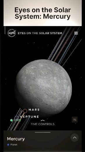 NASA's Eyes Catch Mercury Doing Something Unexpected #NASA #curiouspace
