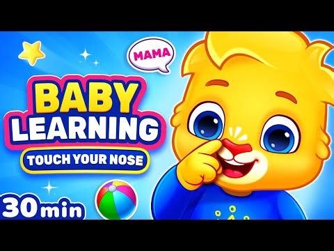 Baby Learning Videos – First Words, Body Parts, Shapes, Nursery Rhymes, Songs for Babies & Toddlers