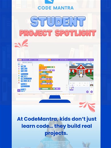 rom learning to creating! 🚀 Our student confidently presenting their project — showcasing creativity, problem-solving, and real-world tech skills at such a young age. 🌟 This is what hands-on learning looks like. The future innovators are already building today! 👉 Register now: codemantra.io/registration 📞 Call/WhatsApp: 571-931-5701 #studentproject #codingforkids #stemeducation #younginnovators #creativelearning #futurecoders💯🔥😎 #studentinnovation #techforkids #digitallearning #codingclas