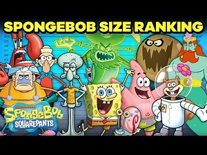 SpongeBob - Characters Ranked By Size - Shape Lesson
