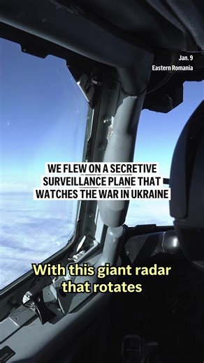 4K views · 33 reactions | Circling around and around for hours on auto-pilot high in the skies of eastern Europe, secretive surveillance flights for NATO closely watch Russian activity along the military alliance's eastern flank. AP's John Leicester has more from inside one of these planes. | AP | Facebook