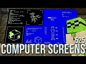 MONITORS in Vanilla Minecraft! - Let's Play Minecraft 525