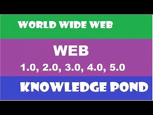 WEB 1.0 WEB 2.0 WEB 3.0 WEB 4.0 WEB 5.0