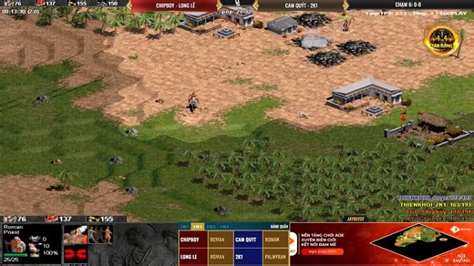 Trực Tiếp | 2vs2 Random | ChipBoy - Long Lê vs Cam Quýt - 2k1 4VS4 CÂN BẰNG - Tính năng mới độc quyền từ EGOPLAY đang định nghĩa lại kèo cân cho AoE Việt Nam! Một lối chơi đột phá vừa gìn giữ bản sắc Random truyền thống, vừa giao thoa hoàn hảo cùng Esports chuyên nghiệp. 🔥 Chi tiết tính năng: https://tinyurl.com/AOE-4vs4-Can-Bang 🔥 4VS4 CÂN BẰNG - ĐỊNH NGHĨA LẠI KÈO CÂN AOE ------------------------------------------------ ▸ Tải EGOPLAY tại: ego-play.com/download ▸ Group kết nối cộng đồng AoE: 