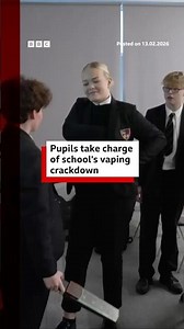 Do you think something like this at your school would stop people vaping? #BBCNews