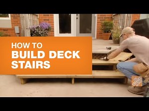 How to Build Stairs to a Deck