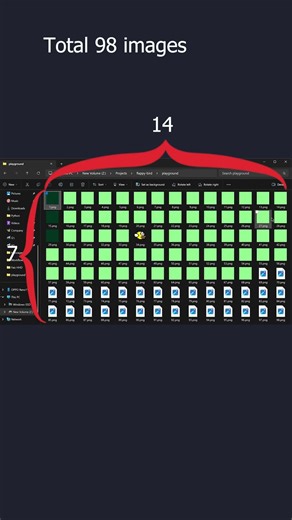 I mad Flappy Bird on File Explorer #coding #pc #laptop #fileexplorer