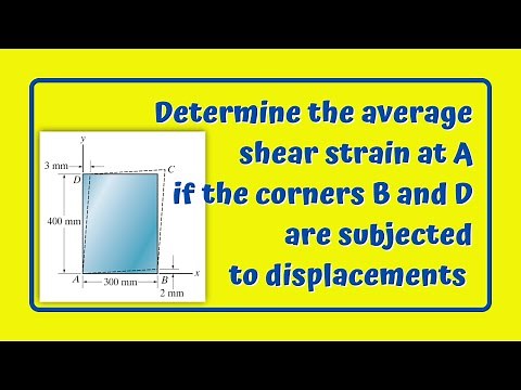 shear strain sample problem | Mechanics of Deformable Bodies Lesson 8