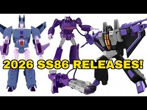 2026 NEW MOLDS! Transformers Studio Series 86 Shockwave, Soundwave, Cyclonus Listing THEORIES!!!