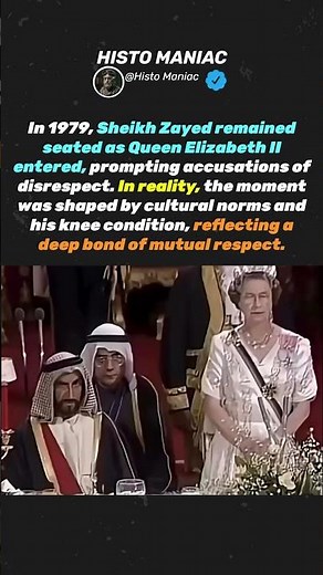 Sheikh Zayed and Queen Elizabeth II (1979) 🇦🇪🇬🇧