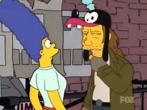 Marge Simpson in "I'm Not Afraid"