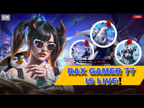 RAX ISLIVE steam #bgmi #live #pubg #youtube