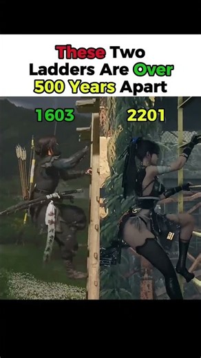 500 Years of Gaming Evolution: Ladders in 1603 vs 2201 😱