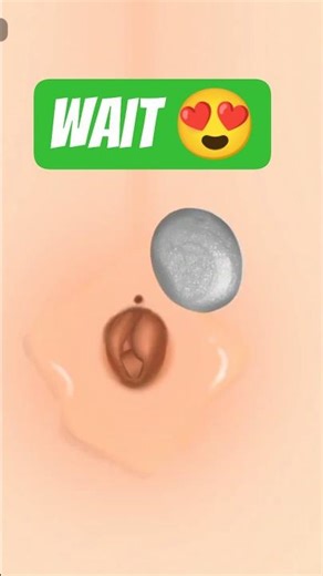 Belly Button Cleaning ASMR 😳✨ | So Satisfying#oddlysatisfying #asmrshorts#animation #skincare#viral