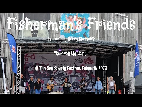 Fisherman's Friends Perform "Cornwall My Home" at Falmouth Sea Shanty Festival 2023