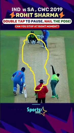 Stop at Right Spot | Rohit Sharma Completes His Century on Shamsi’s Ball! 💯 CWC 2019 | Ind vs SA