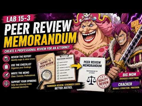 Digital Forensics Peer Review Memo Lab: Writing a Professional Review for an Attorney