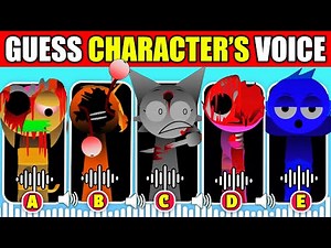 Can You Guess The Phase 4, 3, 2, 1 Sprunki Characters By Their VOICES? 🔊 | Incredibox Sprunki Quiz