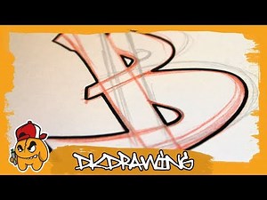 Graffiti Tutorial for beginners - How to draw & flow your graffiti letters - Letter B