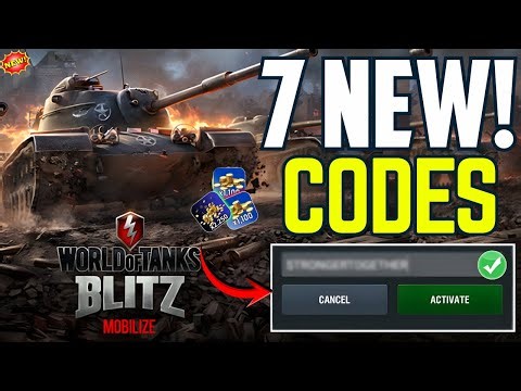 WORLD OF TANKS BLITZ CODES 2026 ✅ - WOT BONUS CODE 2026