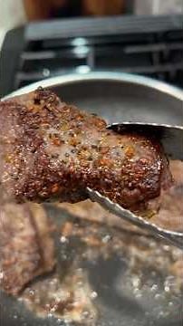 Butter Fried Venison Steaks. An easy go to method of cooking venison 🔥#venison #deermeat