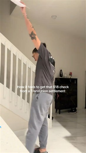 The song 🤣 How it feels to get that $18 check from a TransUnion settlement #TransUnion #breach #money #wolfofnetworking | Katherine Montez