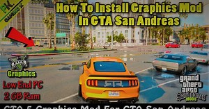 How To Install Graphics Mod In GTA San Andreas || GTA V Graphics For GTA SA || Low End PC! 2 GB Ram