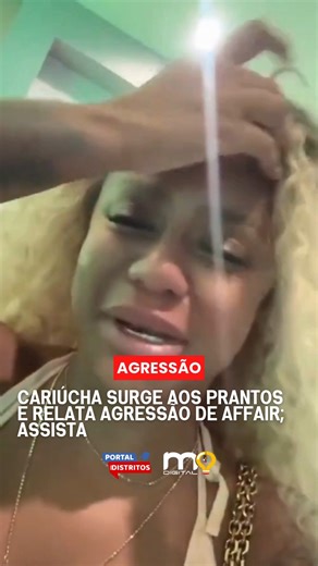 Portal dos Distritos on Instagram: "A apresentadora Cariúcha, 42, denunciou uma suposta agressão de seu affair. Na madrugada deste domingo (4), ela esteve em uma casa de shows em Balneário Camboriú, Santa Catarina, com o então parceiro. A influenciadora teria desembarcado na cidade na última sexta-feira (2), após a virada de ano. Ele, então, teria a agredido no bar, o que a fez reagir o arranhando. No Instagram, ela apareceu aos prantos, detalhando a situação. "Eu estou na rua... O cara com quem