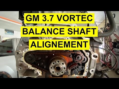 Balance Shaft Chain Alignment On 5 Cylinder 3.7 L Vortec Engine - GMC Canyon, Chevy Colorado, Isuzu
