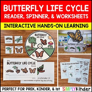 Butterfly Life Cycle Activities Life Cycle of Butterfly Worksheets Craft Spring