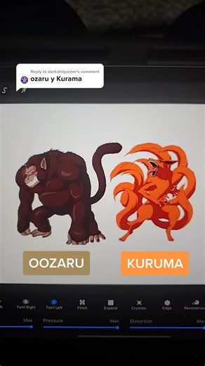 Oozaru vs Kurama Fusion: Naruto and DBZ Clash!