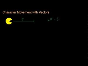 Math for Game Developers - Character Movement 4 (Vector Scaling)