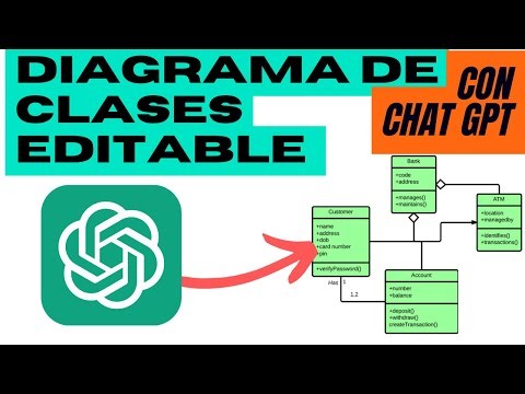Diagrama de clases editable con CHAT GPT