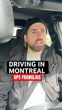 Driving in Montreal is PÉNIBLE #comedy #detours #construction #tabarnak #shorts franglais #bilingual