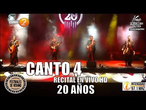 CANTO 4 | Recital Completo HD | 20 Años