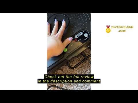 Review Sunny Health & Fitness Fitboard Vibration Platform Exercise Machine with Multiple Speed Setti