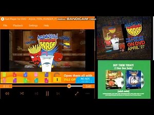 Aqua Teen Hunger Force Volume 1 Disc 1 DVD Menu 2003