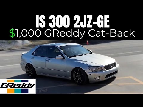 2001 Lexus IS 300 2JZ-GE 3.0L I6 w/ Greddy Cat-Back Exhaust!