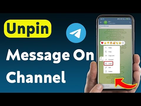 How To Unpin Message On Telegram Channel (Updated)