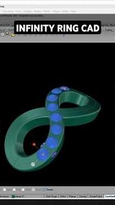 Jewelry Design Shorts: Crafting an Infinity Ring in Matrix 9! #matrix9