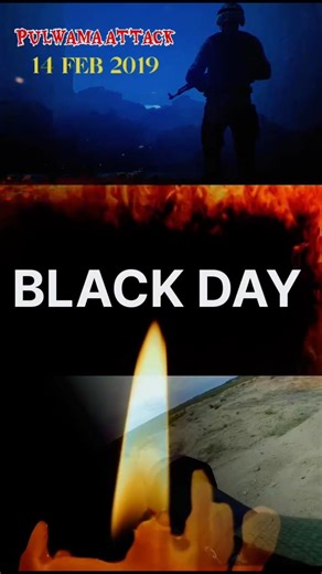 Pulwama Attack 14 Feb 2019 A Black Day For India 🪖 #army #pulwamaattack #viral #sad #indianarmy