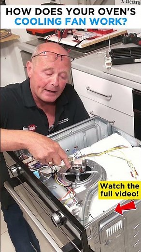 HOW DOES YOUR OVEN'S COOLING FAN WORK? #ovenrepair #cookerrepair #householdappliance #diyrepair