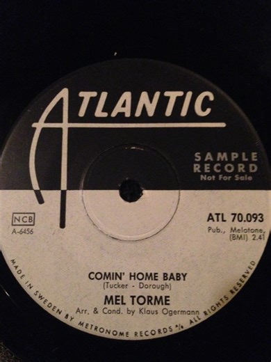 Mel Torme - Comin' Home Baby / Right Now