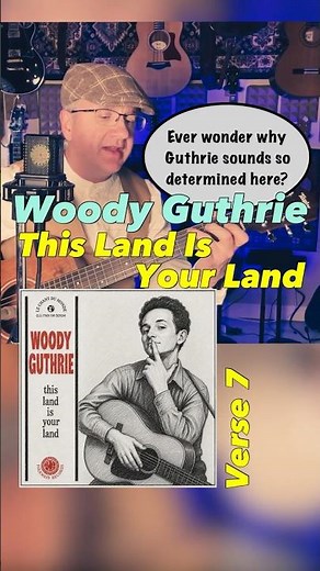 This Land Is Your Land — Woody Guthrie Cover (Verse 7) #folkmusic #acousticcover #guitarcover