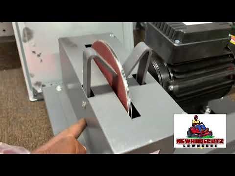 VEVOR BLADE SHARPENER | Slice and Dice | #bladesharpener #lawnmaintenance #grinding