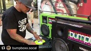 Scratch anywhere with Bumpboxx. The Worlds Loudest Bluetooth Portable Boombox. 🙌🏼📻🔈🔊 | Bumpboxx