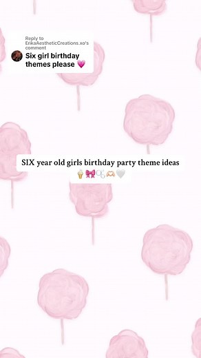 SIX Year Old Girls Birthday Party Theme Ideas 🍦🎀🫧🫶🏻🤍